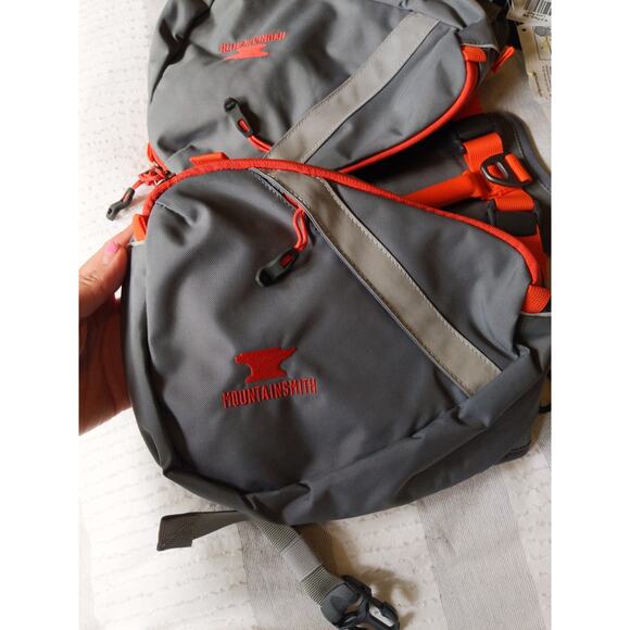 NEW Mountainsmith K9 Pack Small Dog Hiking Backpack Saddlebag Gray Orange NWT - Picture 4 of 10